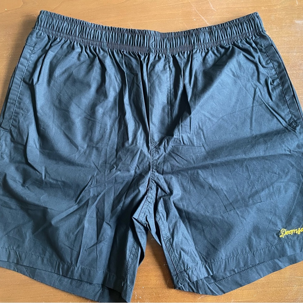 Doomsday Co black beach shorts